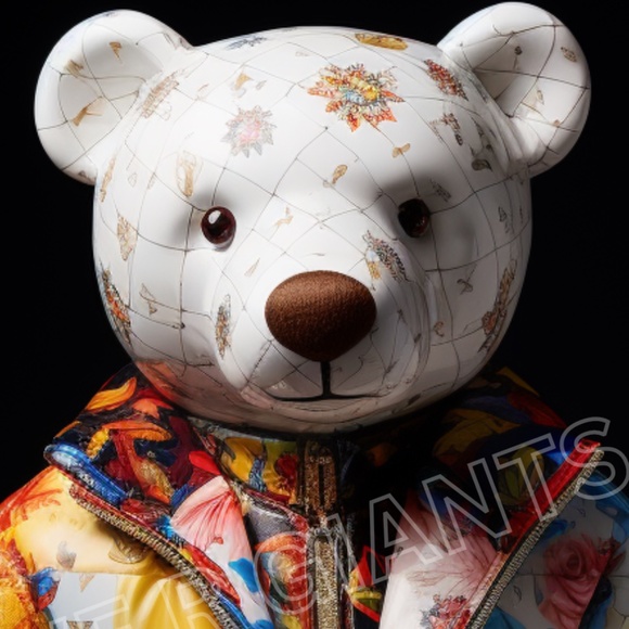 LOUIS VUITTON ART SYD THE PSYCHEDELIC BEAR PRINT 11X17 BY THE ARTIST DENARDAI - Picture 2 of 3